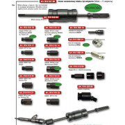 Wyciągacz wtryskiwaczy zestaw 15 adapterów BOSCH / DELPHI / DENSO / SIEMENS-918 547 00